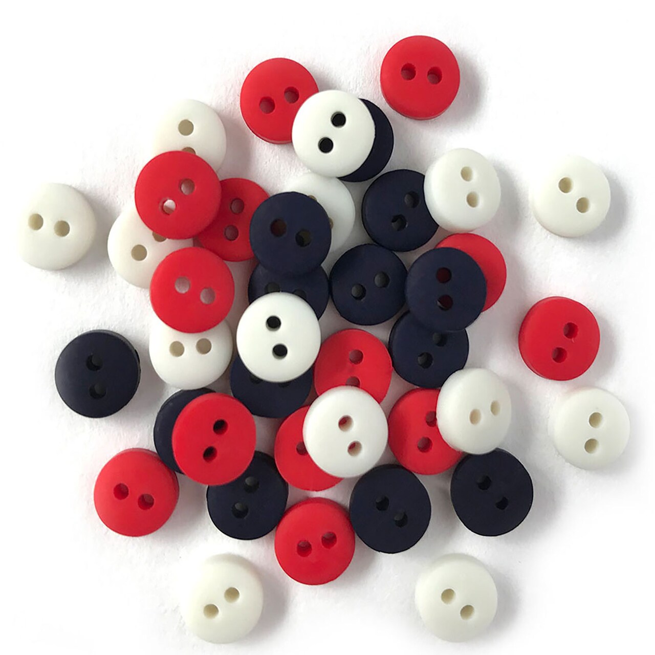 Buttons Galore and More Tiny Craft & Sewing Buttons - Assorted Colors - 105 Buttons